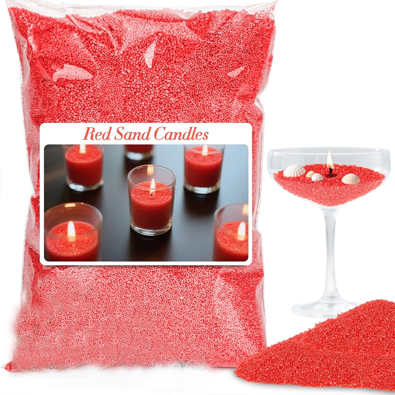 Candle Making Wicks - 100G Green White Red Sand Pearled
