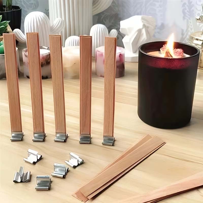 20pcs Wooden Candle Wicks with - Candle Making Wicks 评论和价格