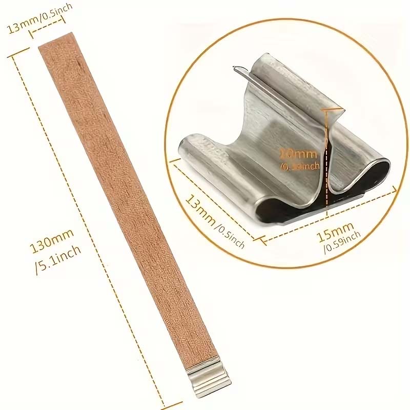 20pcs Wooden Candle Wicks with - Candle Making Wicks 评论和价格