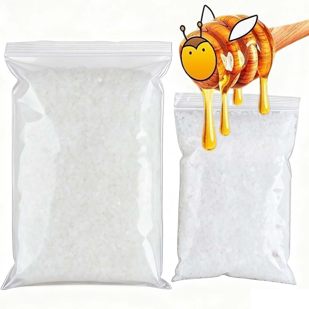 200g-1000g White Beeswax Pure  - Candle Making Wicks 评论和价格