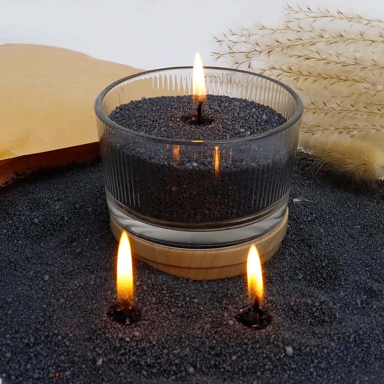 Black Candle Sand with Wick, 2 - Candle Making Wicks 评论和价格
