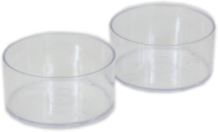 100 Clear Plastic Tealight Cup - Candle Making Dc 评论和价格