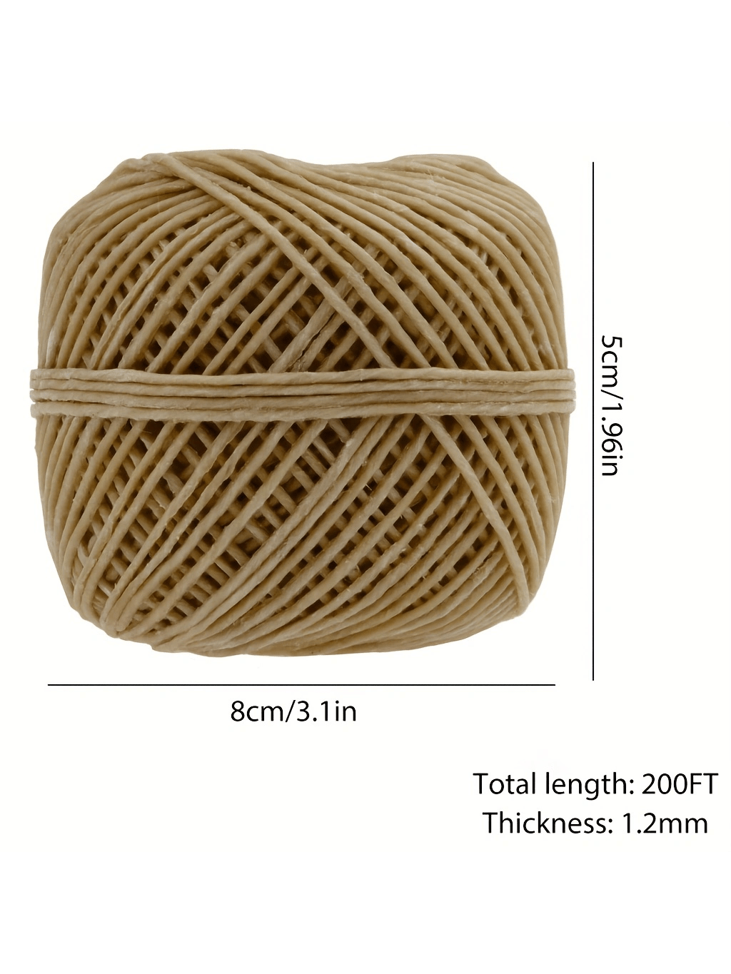 200 in Hemp Wick, Hemp Wick Co - Candle Making Wicks 评论和价格